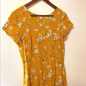 Band Of Gypsies Flower Midi Dress